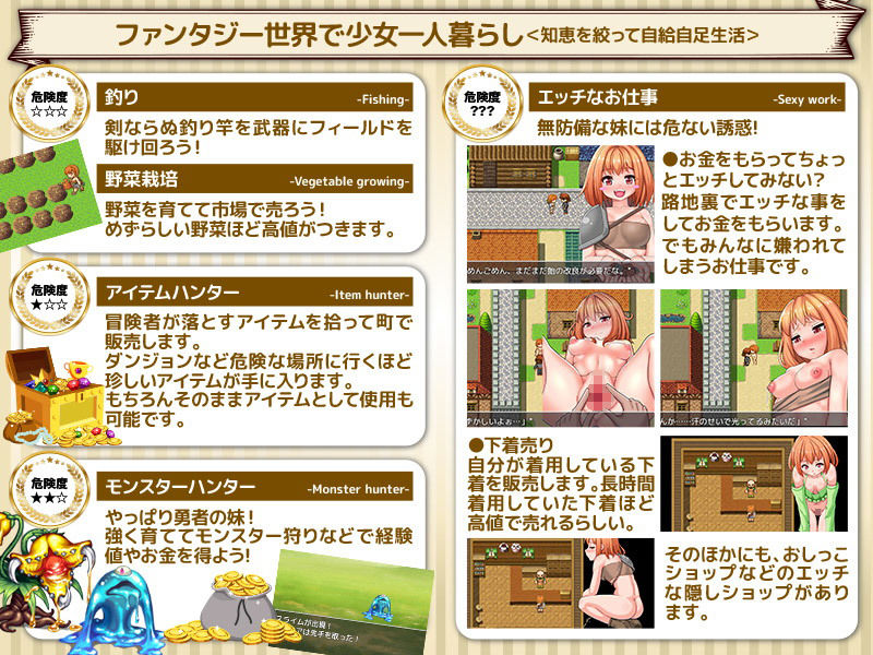 あの…私の兄は勇者なんですけど、妹の私はどうやって生きていけば良いのでしょう？ サンプル2ページ目