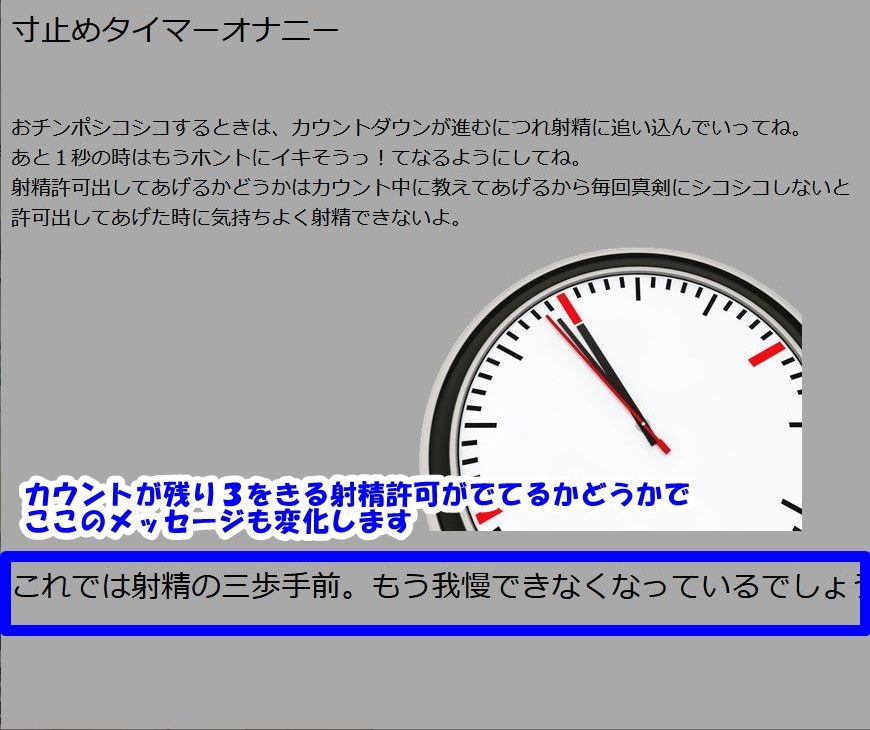 本気でやらないと後悔する焦らし＆寸止めタイマーオナニー サンプル1ページ目