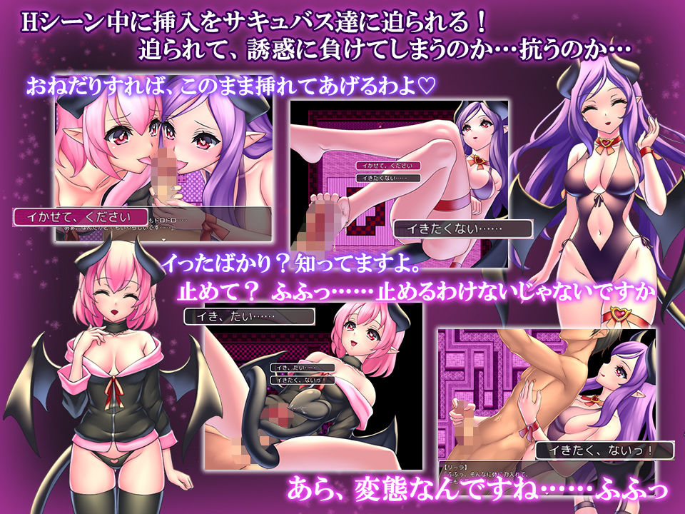 サキュバス姉妹の性夜の夢堕 サンプル2ページ目