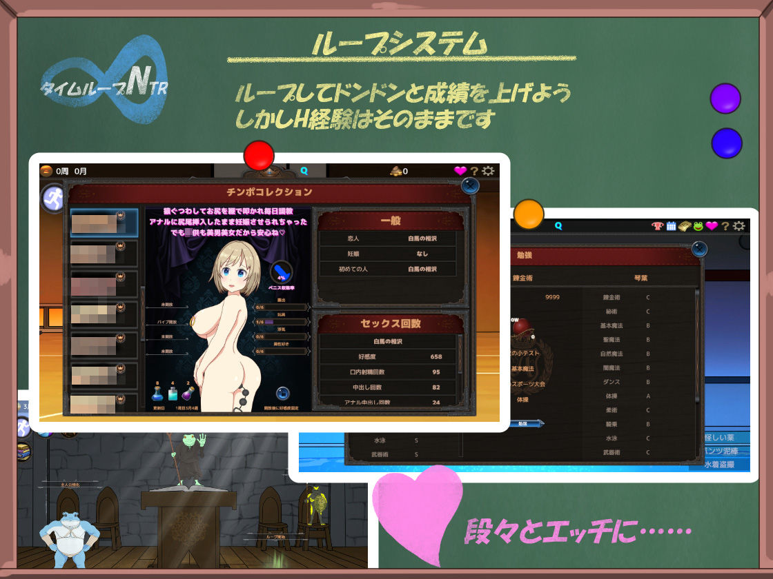 タイムループNTR サンプル1ページ目