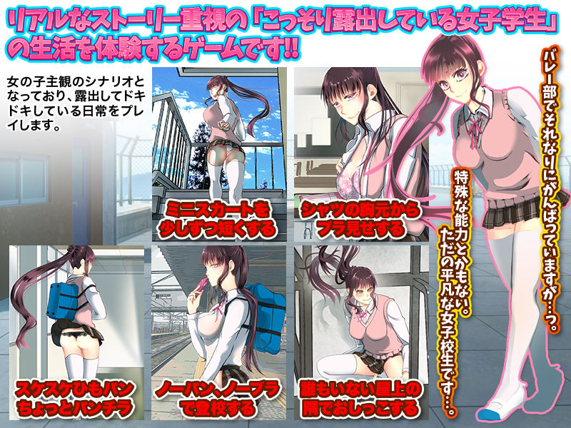 女子によるリアルな露出報告が来ました サンプル2ページ目