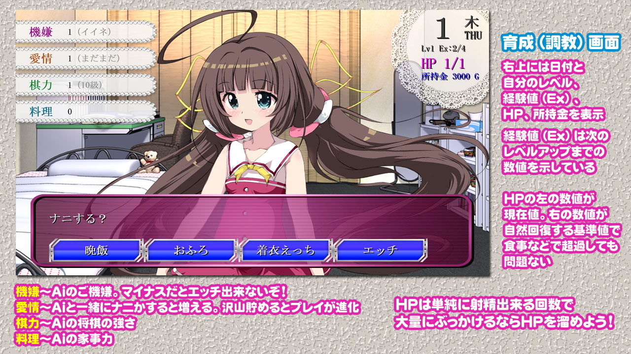 Aiちゃんのおしごと！アンドロイド版 サンプル2ページ目