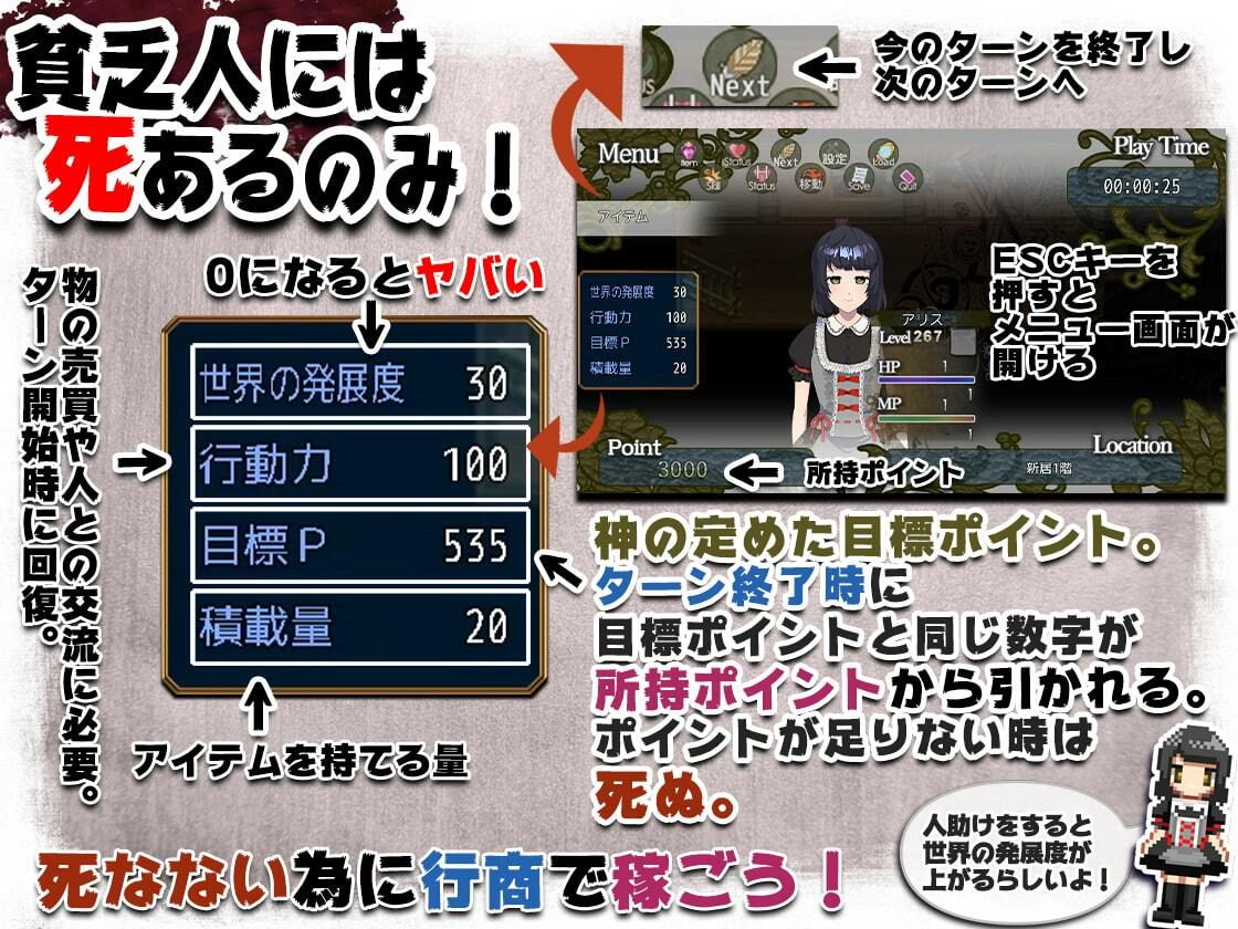 神ゲー世界大戦〜行商×デスゲーム〜 サンプル3ページ目