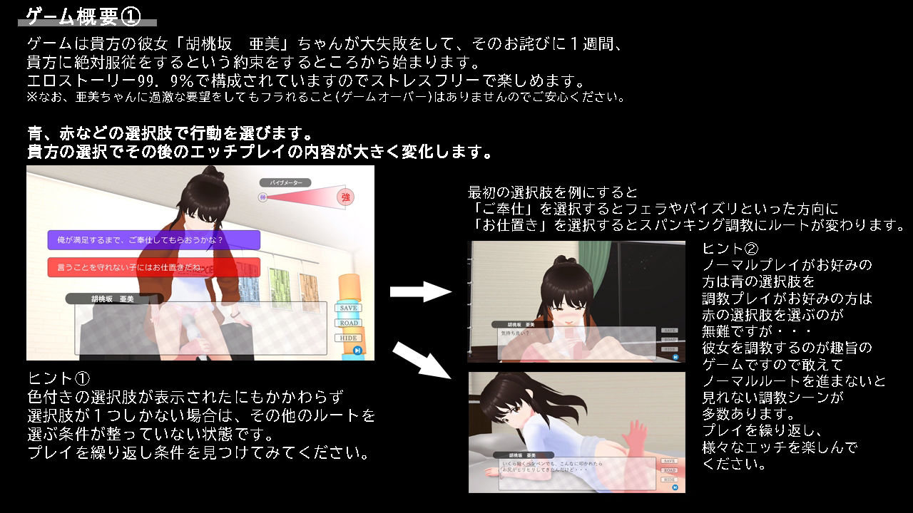 俺に絶対服従の彼女とエッチ三昧 サンプル2ページ目