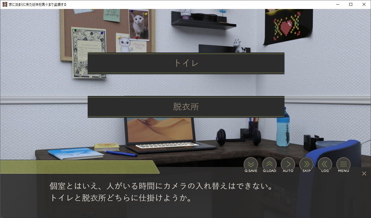 家に泊まりに来た従妹を隅々まで盗撮する サンプル4ページ目