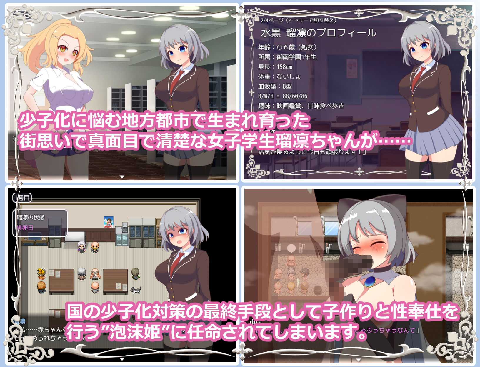 瑠凛の町おこし―私、少子化対策のために赤ちゃん産みます― サンプル1ページ目