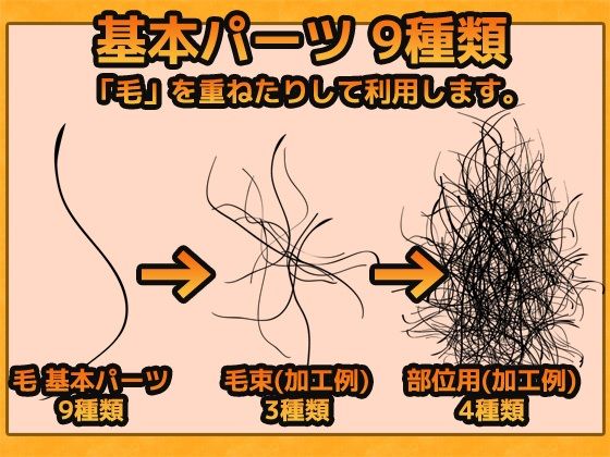 女性の陰毛 画像素材〜商用OK著作権フリー サンプル1ページ目