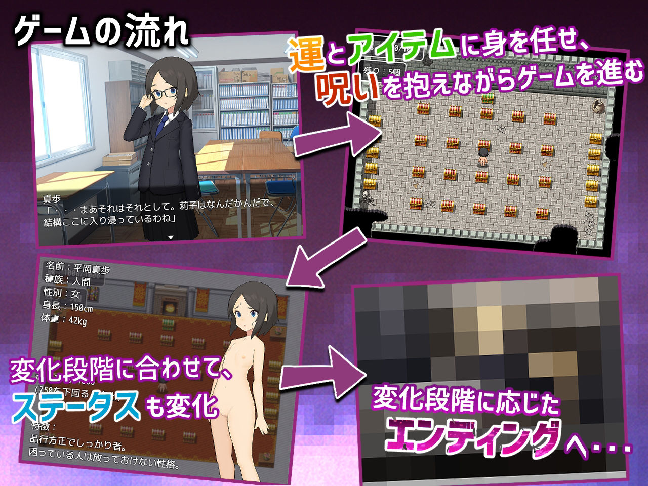 変化とオカルト研究部 サンプル1ページ目