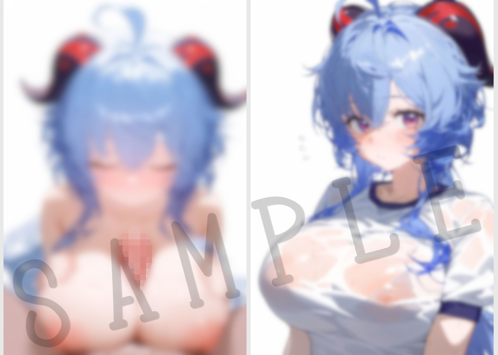 原神 甘雨 おっぱいクリッカー（リマスター版） サンプル7ページ目