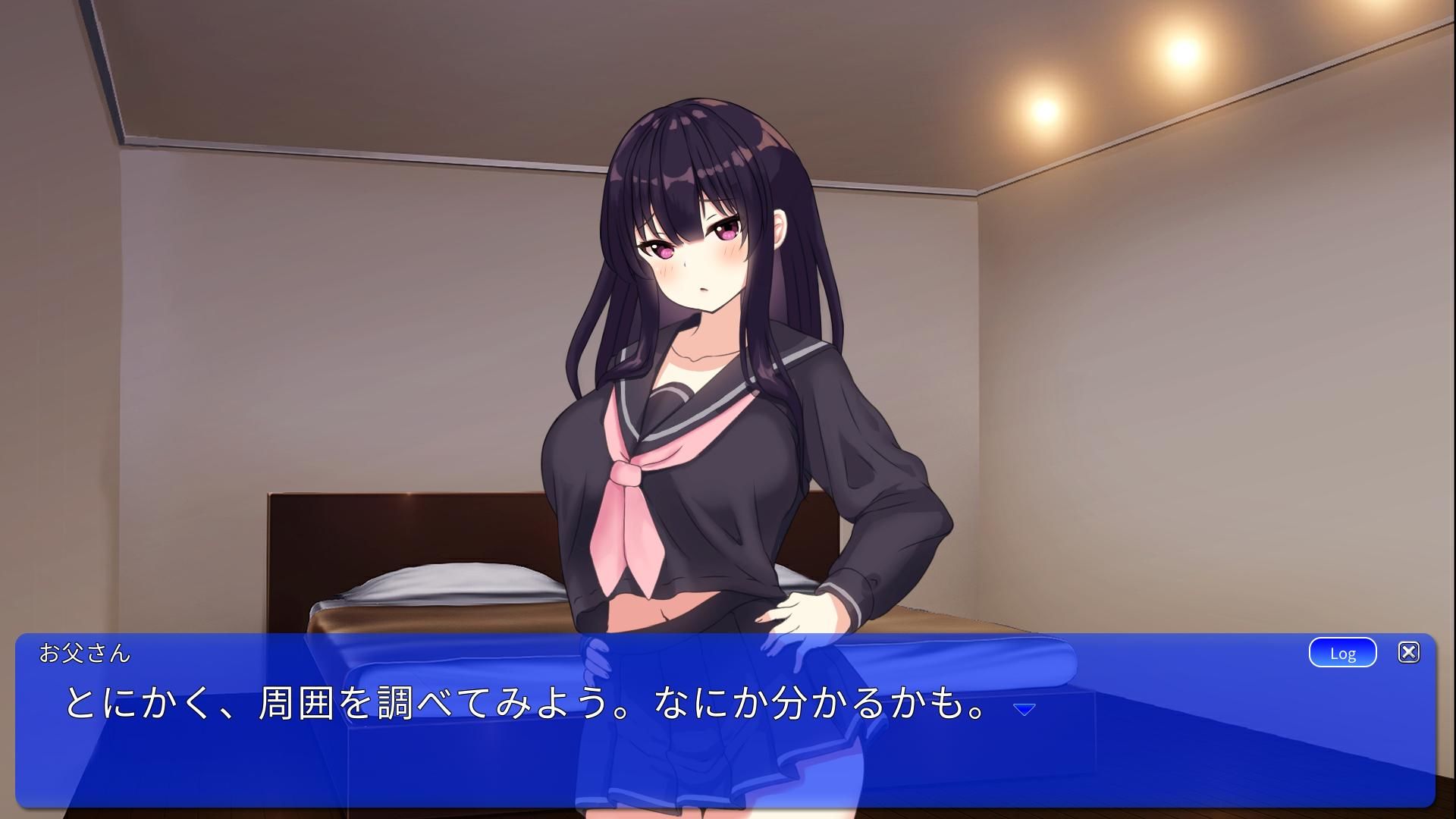 父娘と密室〜セックスしないと出られない部屋で反抗期の娘とエッチするおさわりアニメーションSLG〜 サンプル6ページ目