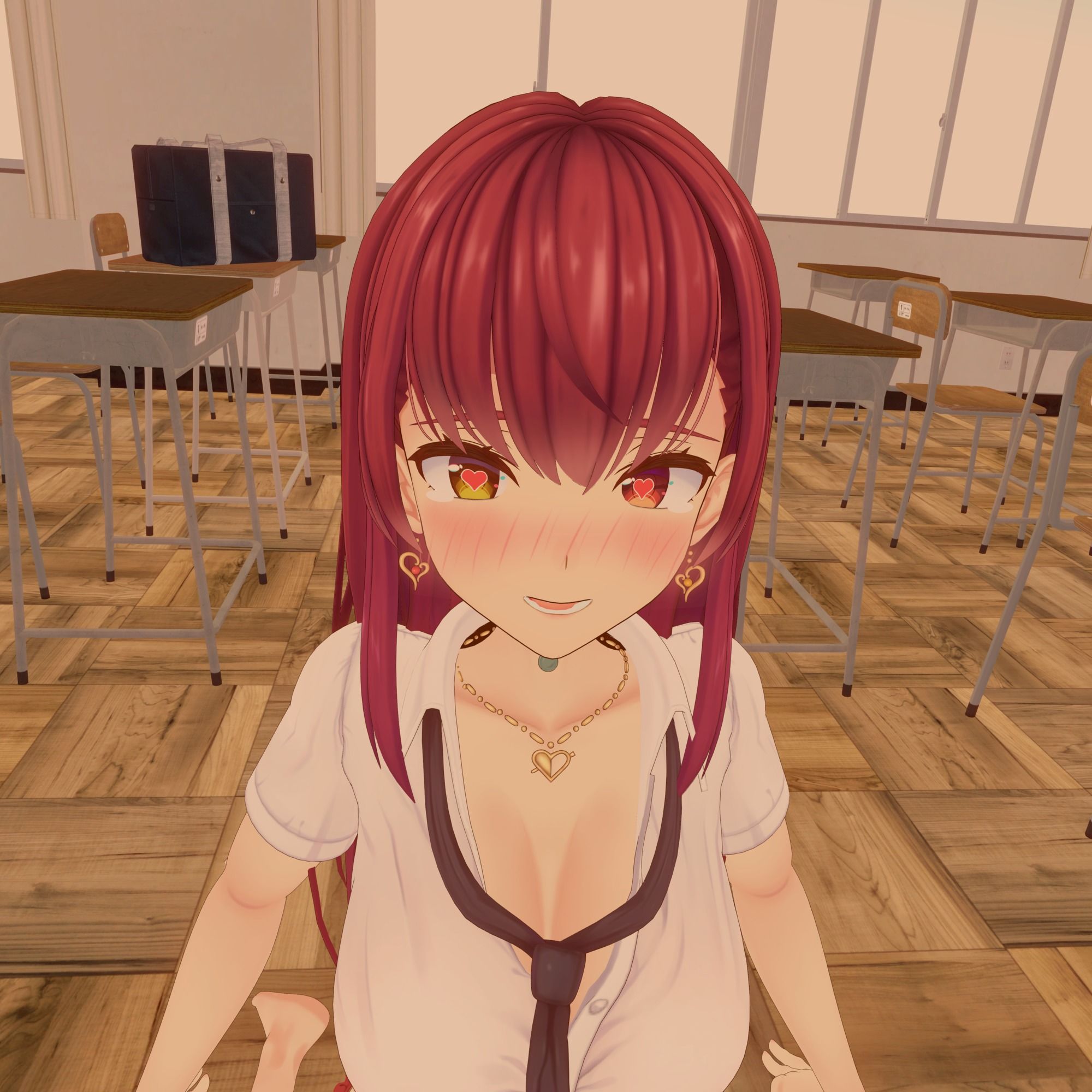 【VR/Quest/非VR 対応】マ〇ン船長と騎乗位えっち【日本語/English】 サンプル3ページ目