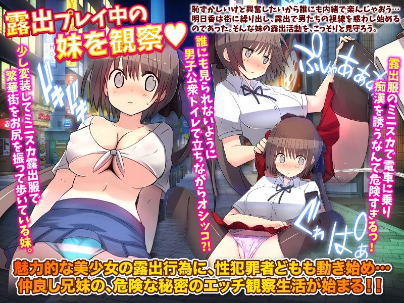 よし！妹の露出願望は秘密しておこう（汗） サンプル3ページ目