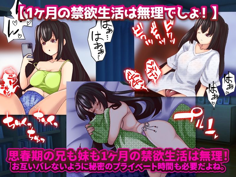 妹と1ヶ月の相部屋生活 サンプル5ページ目