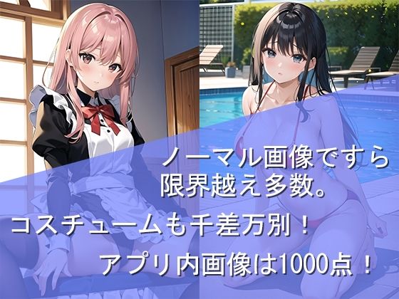 ER AIgatya（エロレアばかり引けるAI生成アプリ風ガチャ） サンプル3ページ目