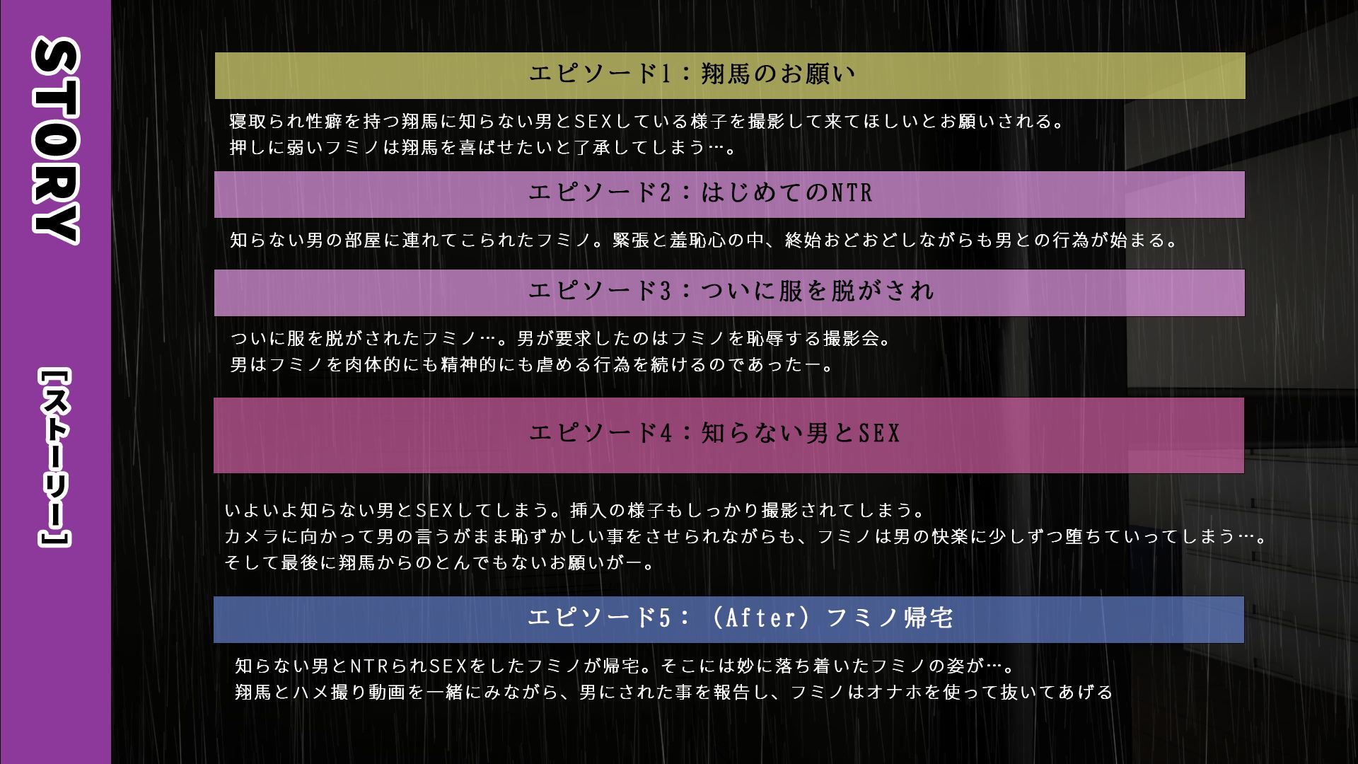長雨〜僕の清楚彼女を寝取らせてハメ撮りしてもらいました〜 サンプル4ページ目