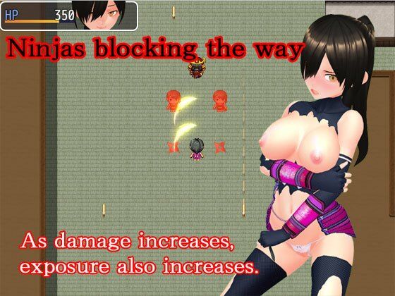 NTR Kunoichi Ayame 〜Retrieve the secret book of the village！ 〜 サンプル2ページ目