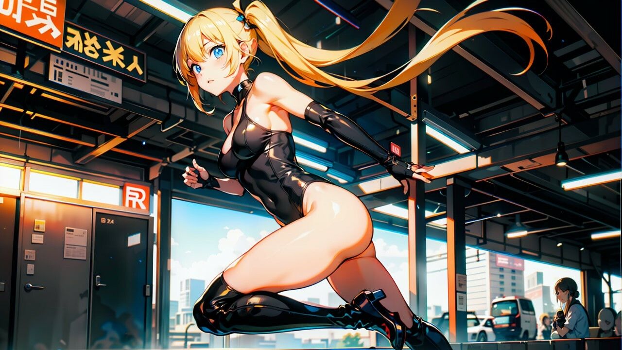バウンティーハンターシャロン サンプル2ページ目
