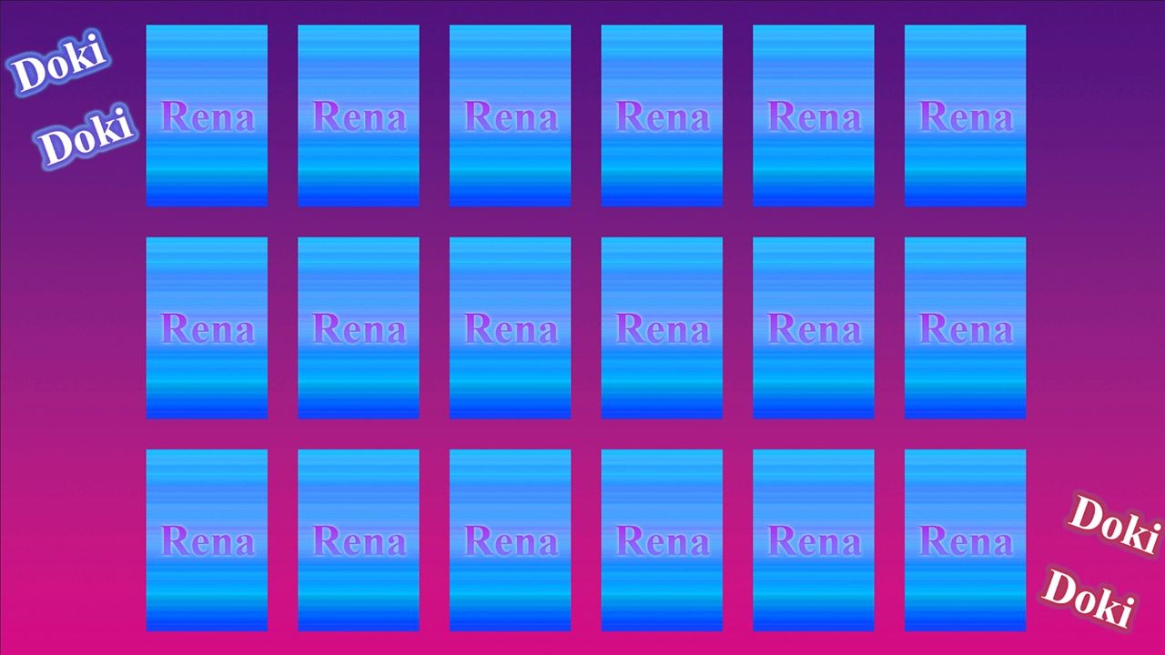 RenaのDokiDoki神経衰弱ゲーム サンプル1ページ目