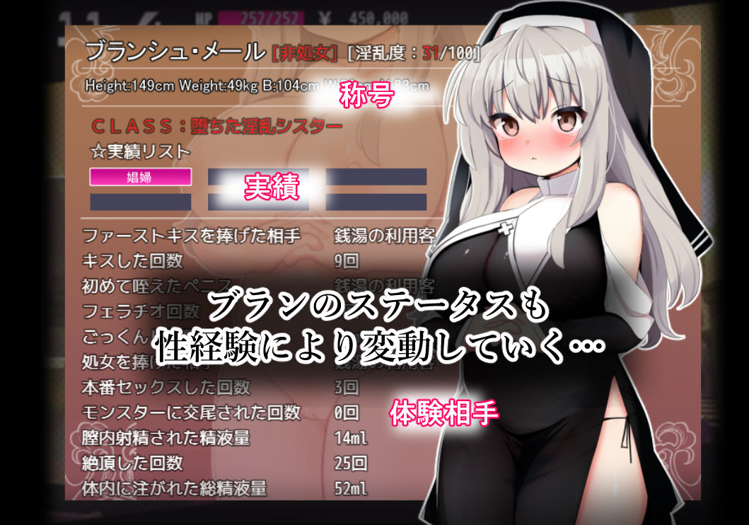 シスターブランと封印の淫魔 サンプル6ページ目