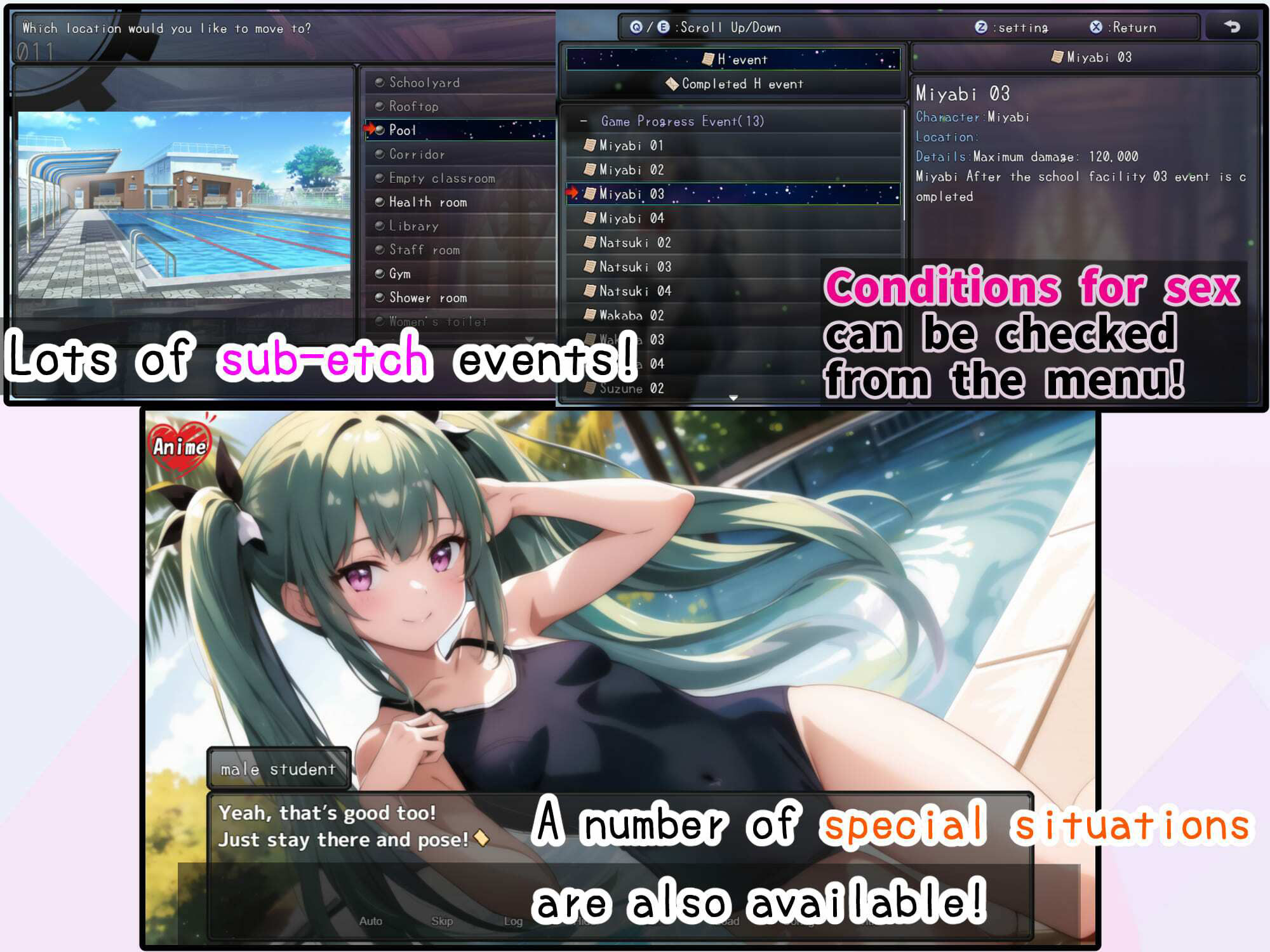 Magic Academy and Crystal of Lust サンプル8ページ目