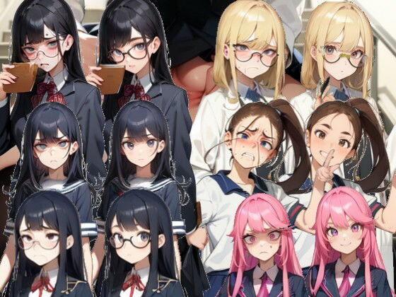 【スマホ・PC両対応/MultiLang】あなたは女の子をエッチに見る能力を手に入れた！2 学園編 サンプル4ページ目