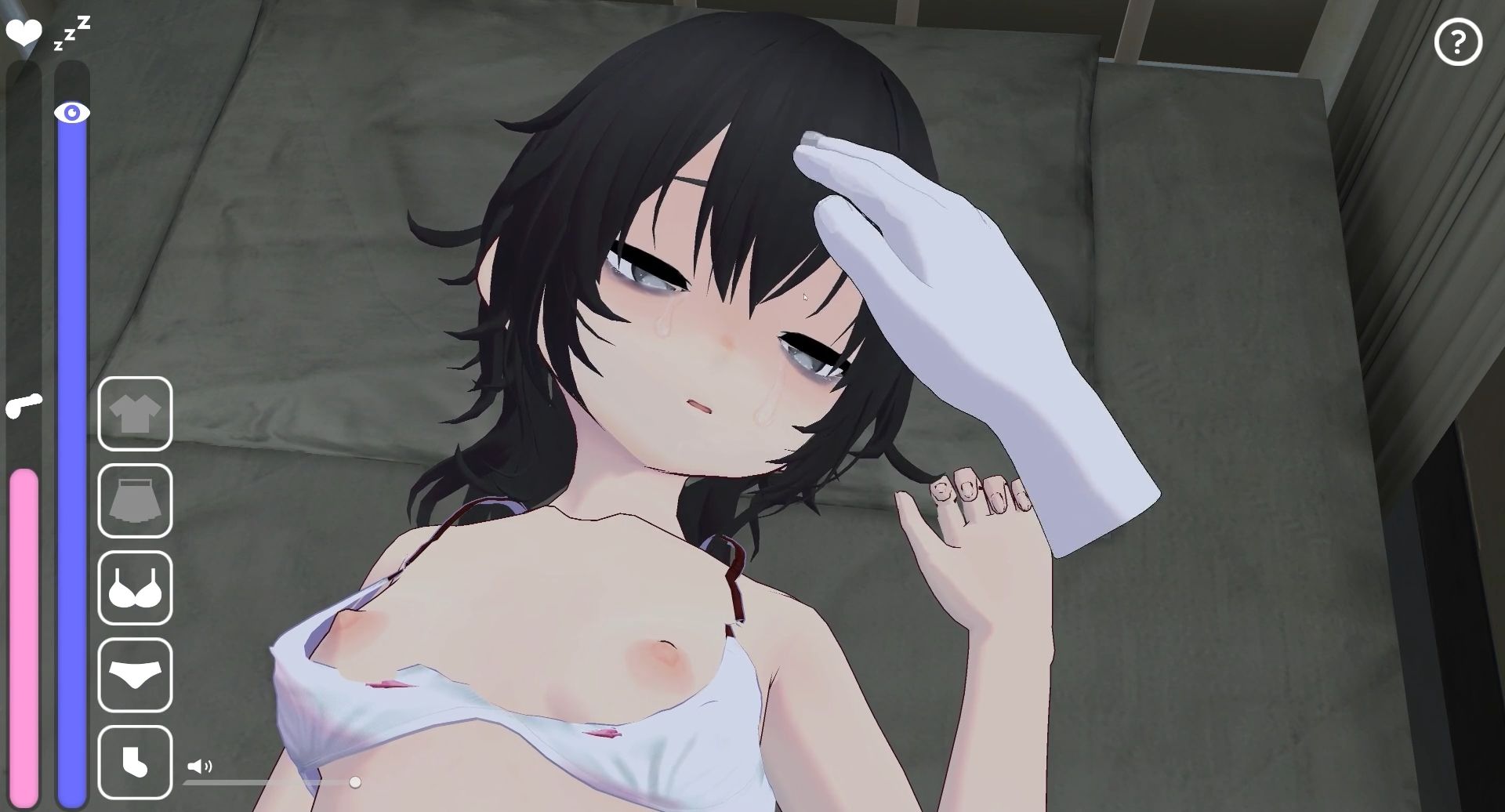 ねぶそくちゃんとおさわりゴースト？ サンプル2ページ目