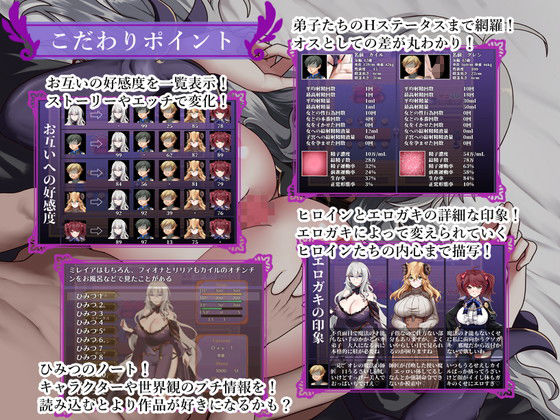 魔女と二人の弟子 〜純真な愛弟子と欲望塗れの屑弟子〜 サンプル9ページ目