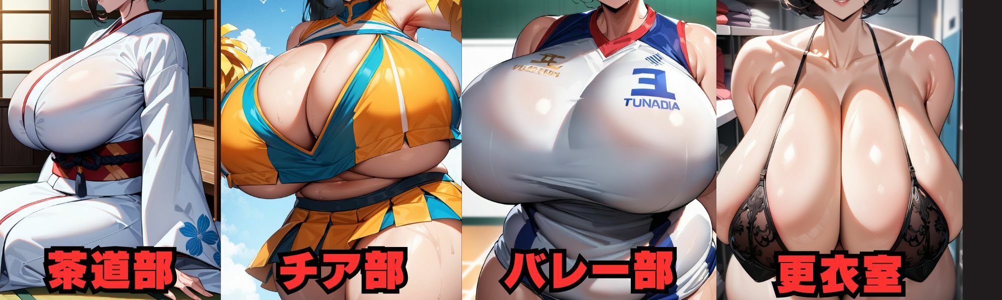 でかぱい学園 サンプル2ページ目