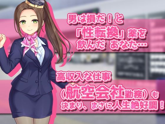 【Android版】女体化CA〜ヘンタイ航空のお仕事！〜オナニー用ミニゲーム サンプル1ページ目