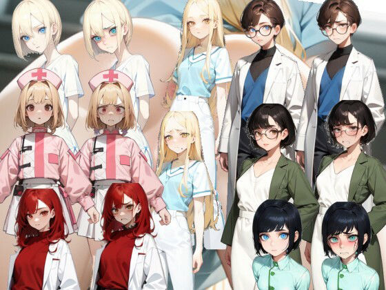 【スマホ・PC両対応/MultiLang】あなたは女の子をエッチに見る能力を手に入れた！6 病院編 サンプル5ページ目