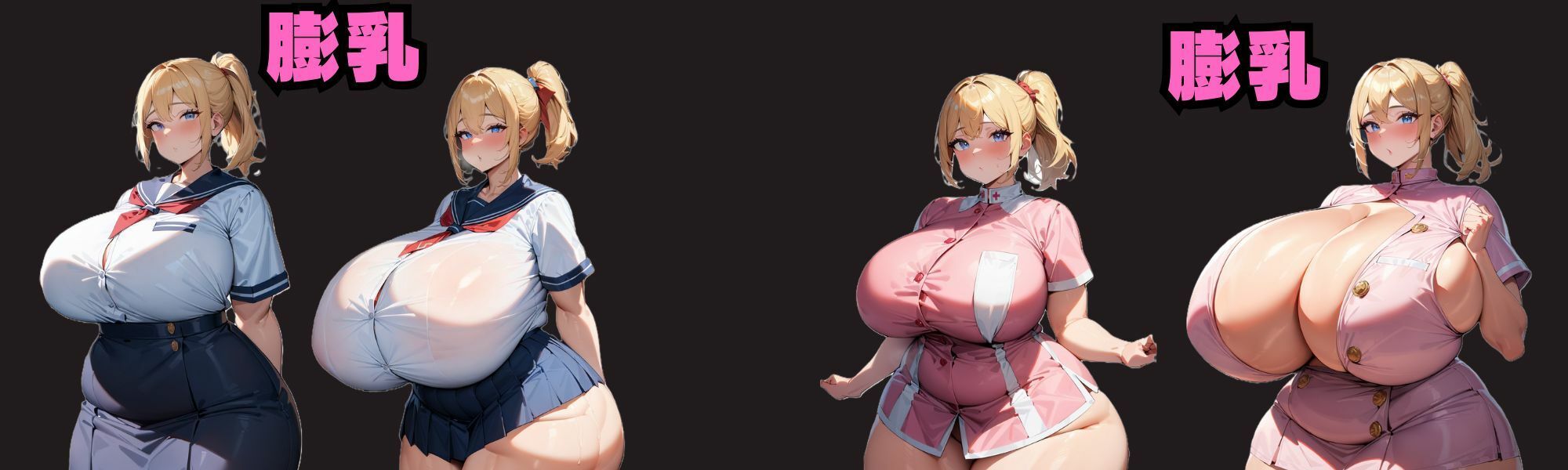 膨乳彼女 サンプル2ページ目