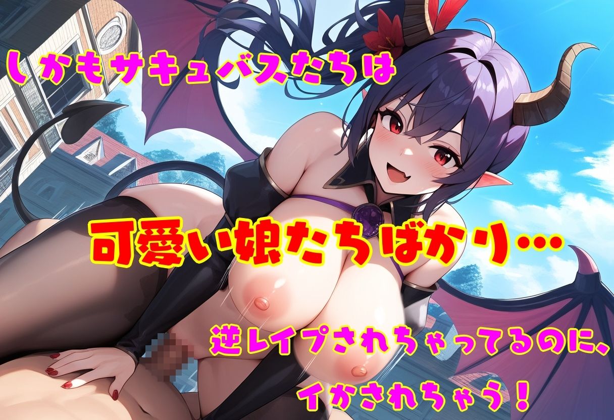 サキュバスに異世界へ連れ去られ逆レ●プされまくり探検譚 女性優位・男性受け サンプル3ページ目