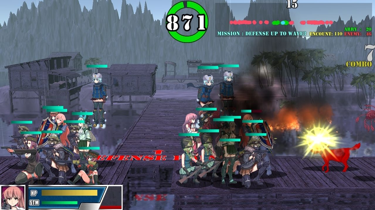 GIRLS DEFFENCE サンプル2ページ目