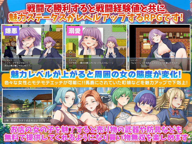 俺だけが魅力レベルが上がる件 サンプル2ページ目