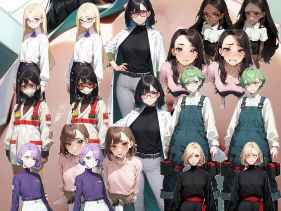 【スマホ・PC両対応/MultiLang】あなたは女の子をエッチに見る能力を手に入れた！7 研究所編 サンプル4ページ目