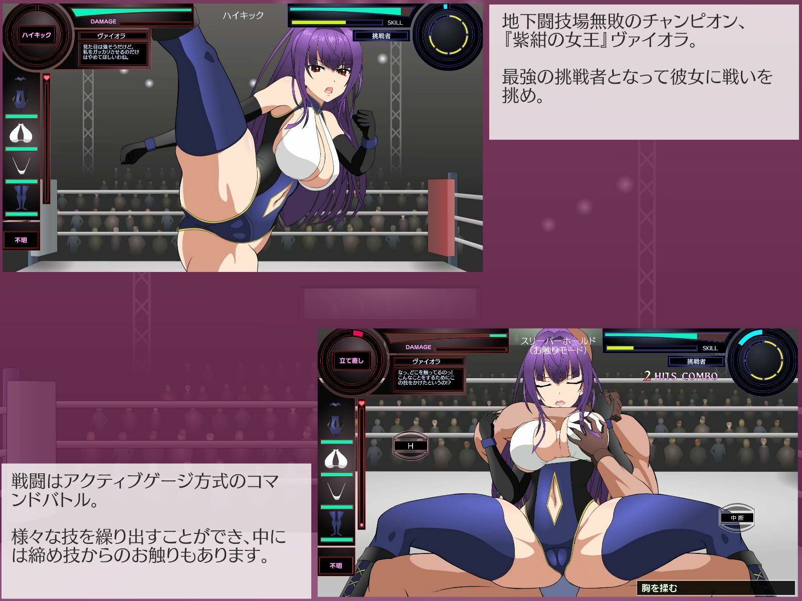 闘技女王ヴァイオラ サンプル1ページ目