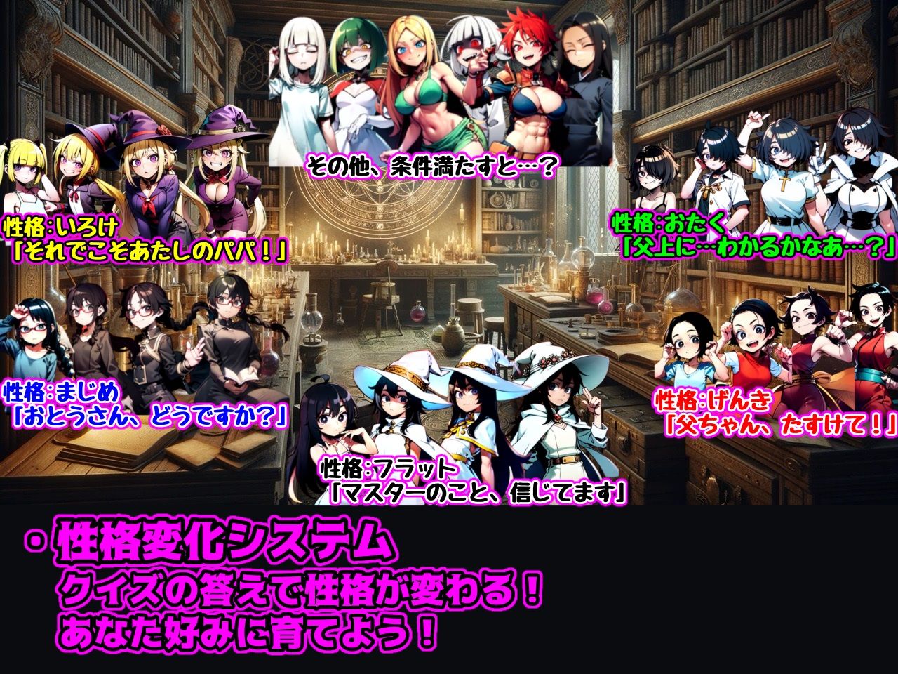 【Android版同梱】クイズ子育て まいホムンクルス！ サンプル5ページ目