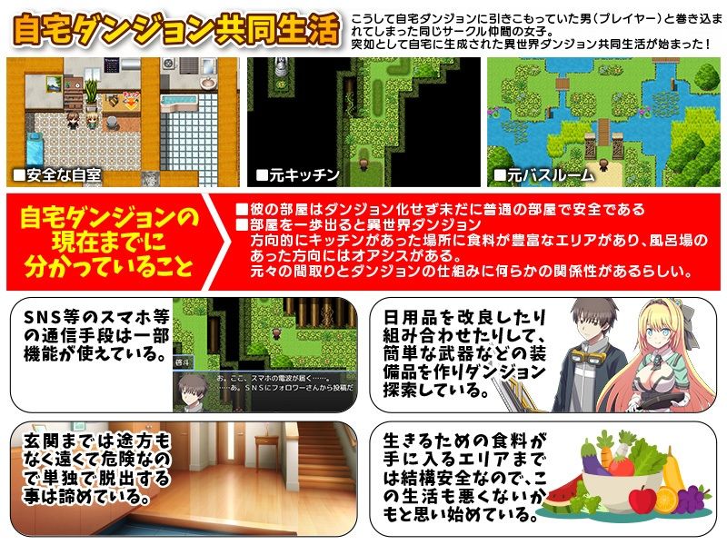 自宅が突然ダンジョン！当然俺は自室で引きこもりです サンプル3ページ目
