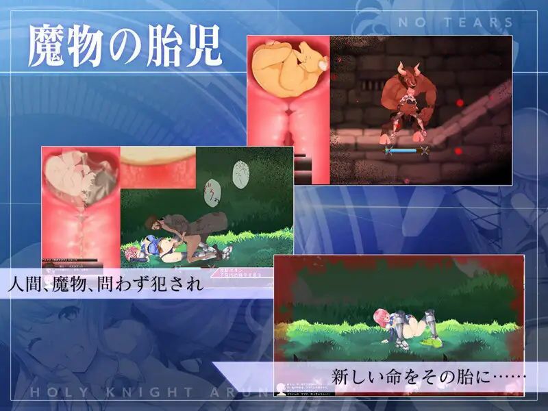 聖騎士アルネと魔孕の呪印〜Another No Tears〜 サンプル4ページ目