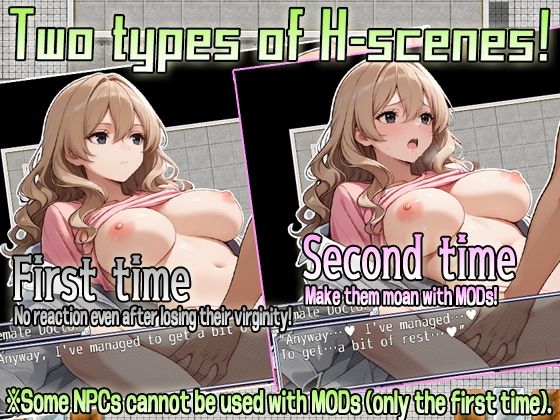 Let’s NPC SEX Taking virgins in the VR world and enjoying with the Hentai MOD！ サンプル2ページ目