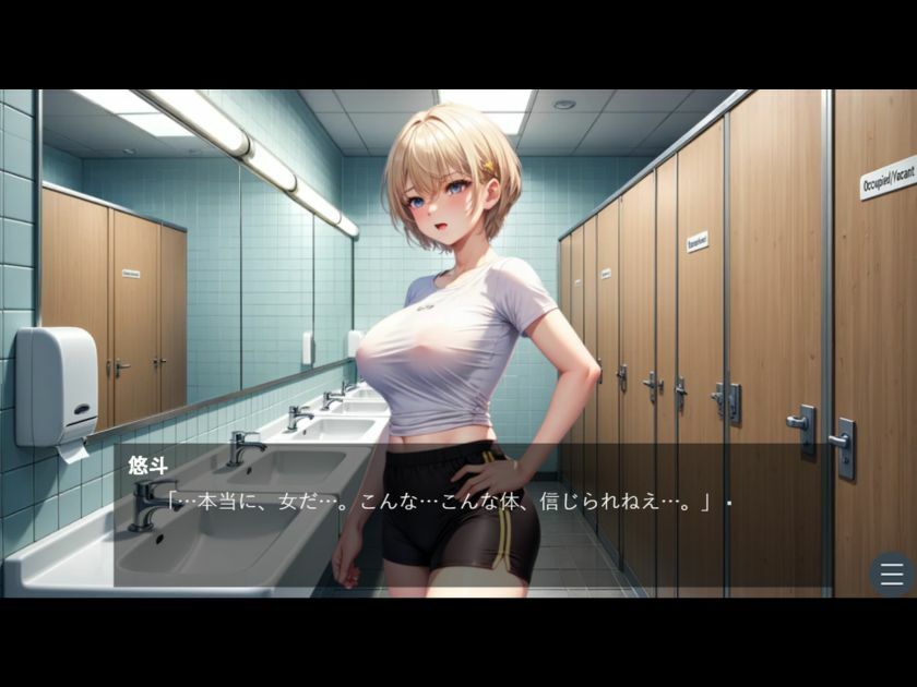 駅伝部の仲間から薦められた謎のエナジードリンクを飲んで女体化してしまった男 サンプル8ページ目