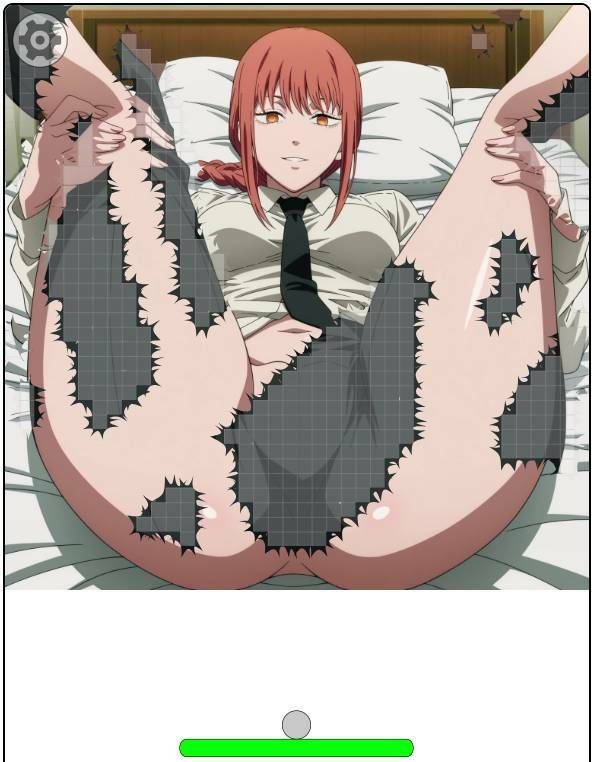 マキマさんのマキマ○コが見れるブロック崩し サンプル1ページ目