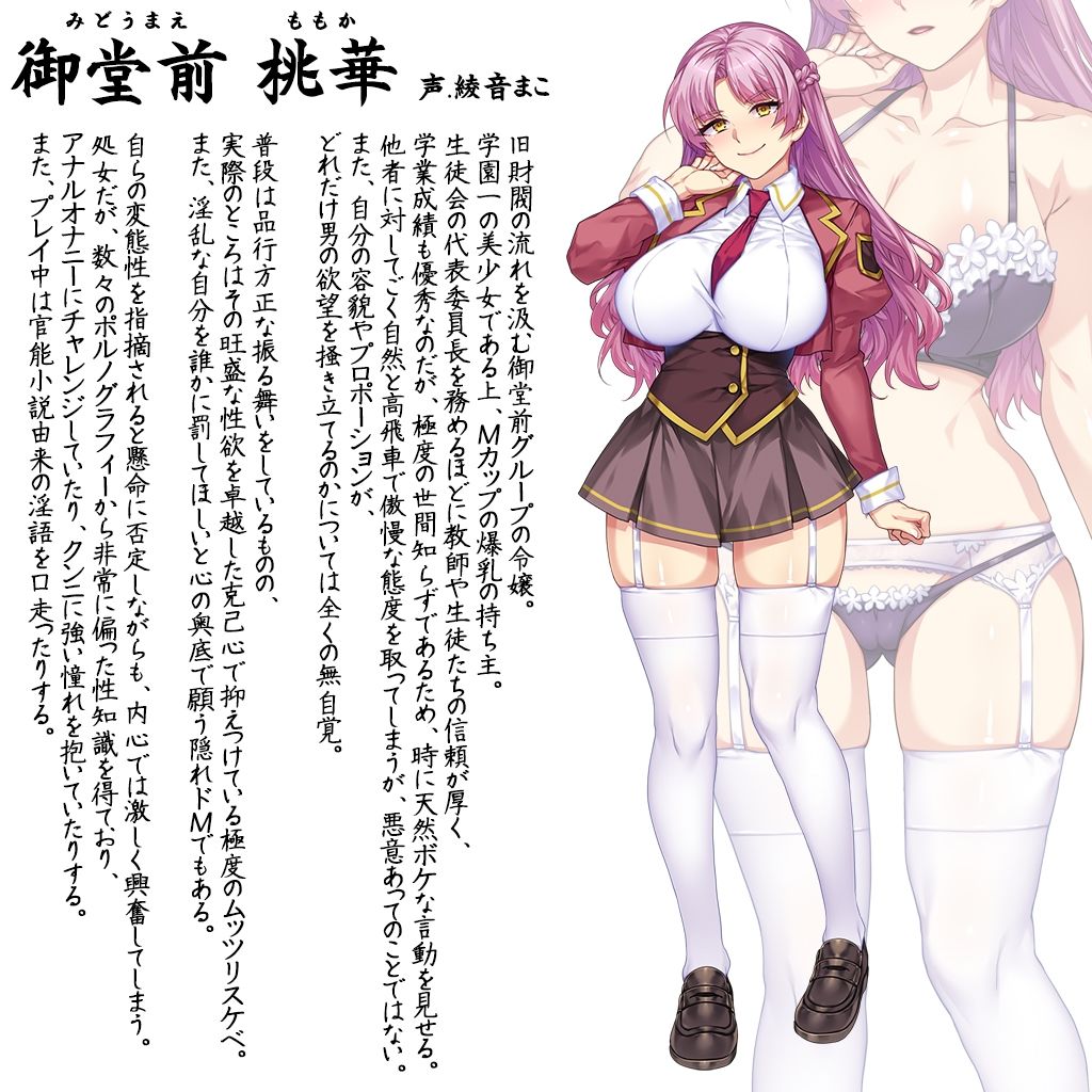 MカップむっつりドMお嬢様御堂前桃華のラブラブ変態調教アルバム サンプル9ページ目