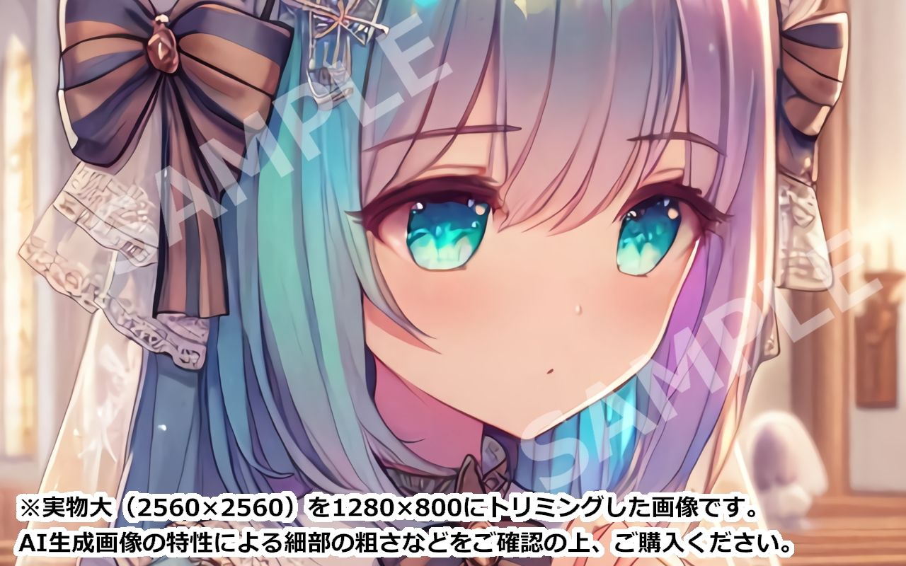 萌え系美少女ファンタジーイラスト素材集「聖職者」 サンプル4ページ目