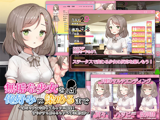 無垢な少女を俺好みに染めるまで〜家なき少女を拾ってえっちに開発！ 甘やかすも虐めるもすべては俺次第〜