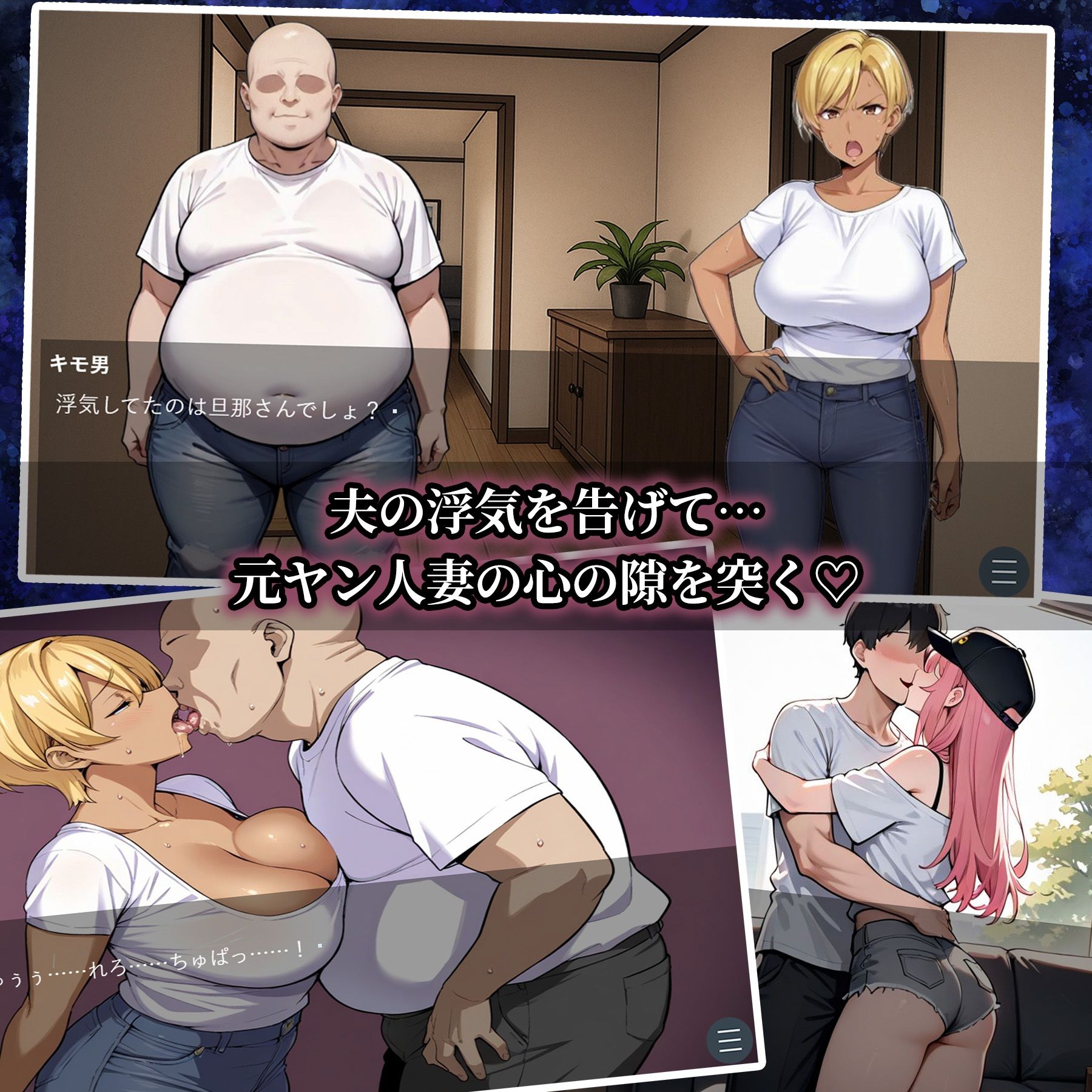 【ゲーム版】寝取られマンション〜元ヤン人妻編 サンプル4ページ目