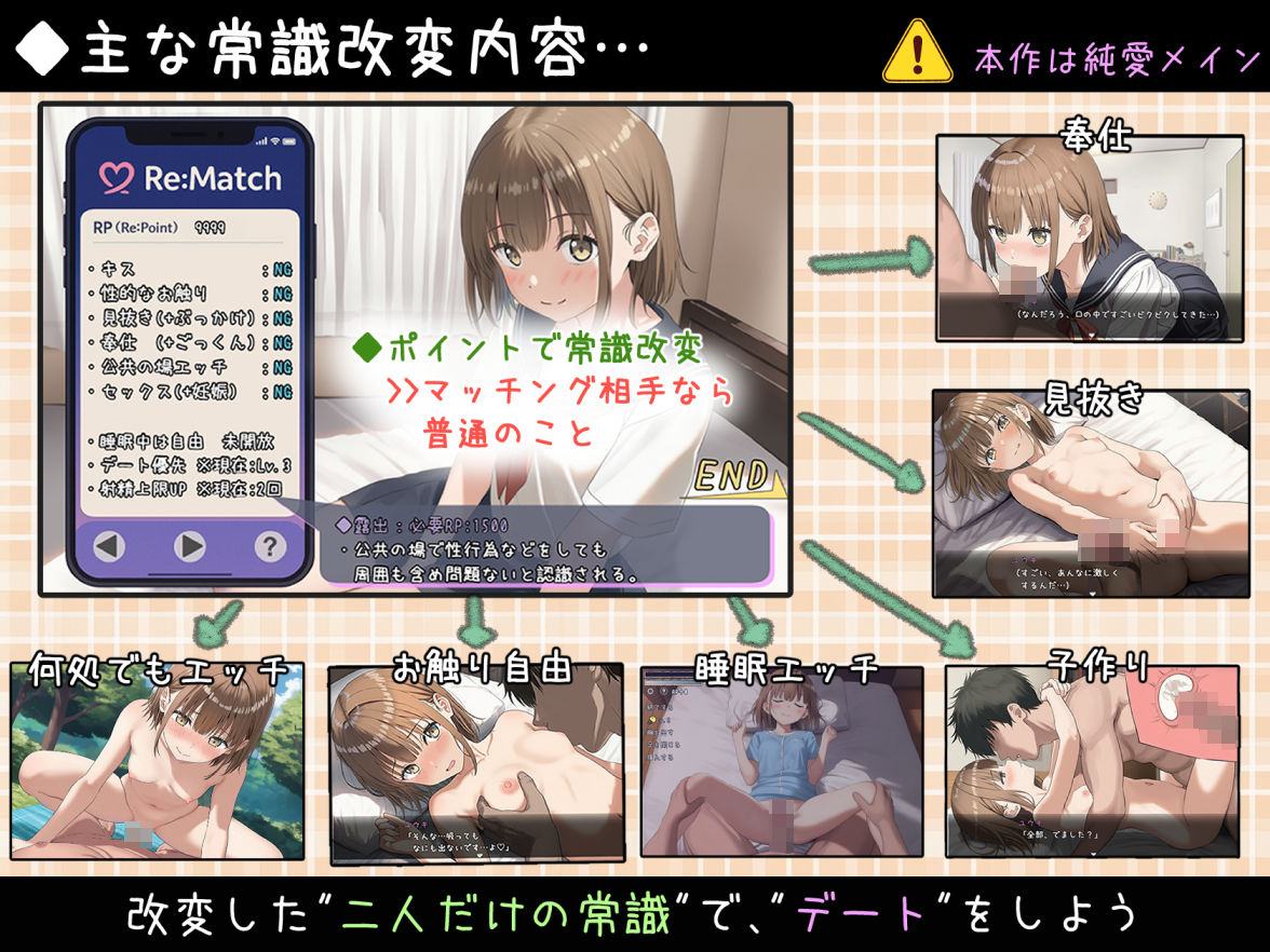 常識改変マッチング〜二人だけの特別ルール〜 サンプル4ページ目