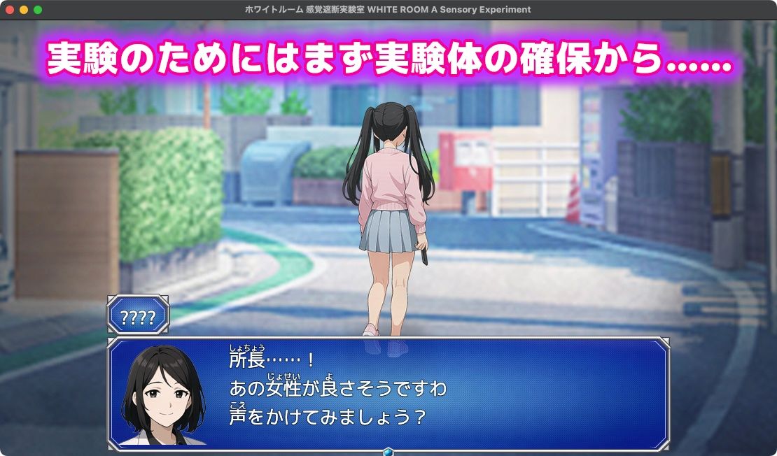 ホワイトルーム感覚遮断実験室 サンプル2ページ目