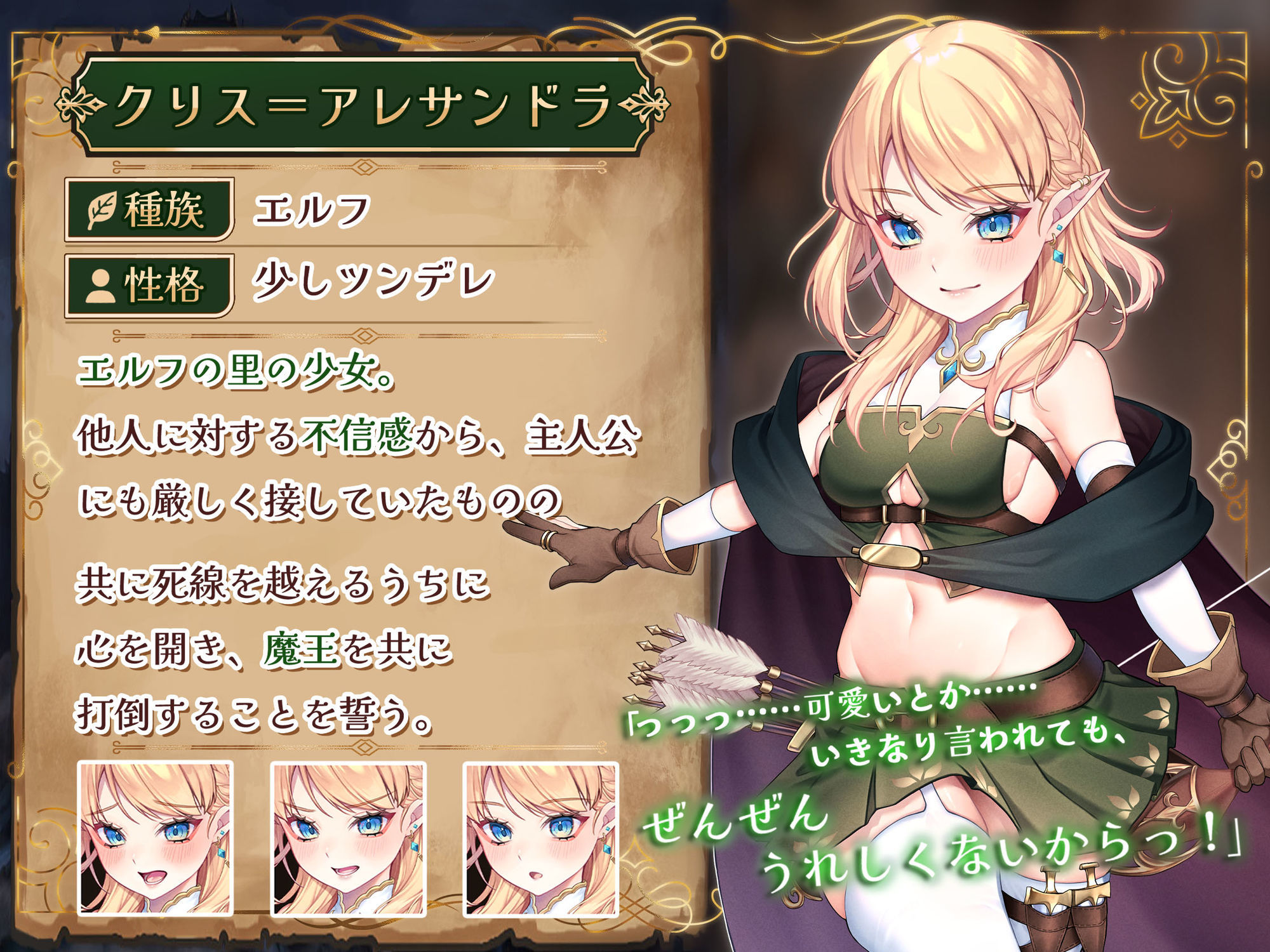精力ファンタジー  〜女の子達とエッチなパワーで魔王討伐！〜 サンプル2ページ目