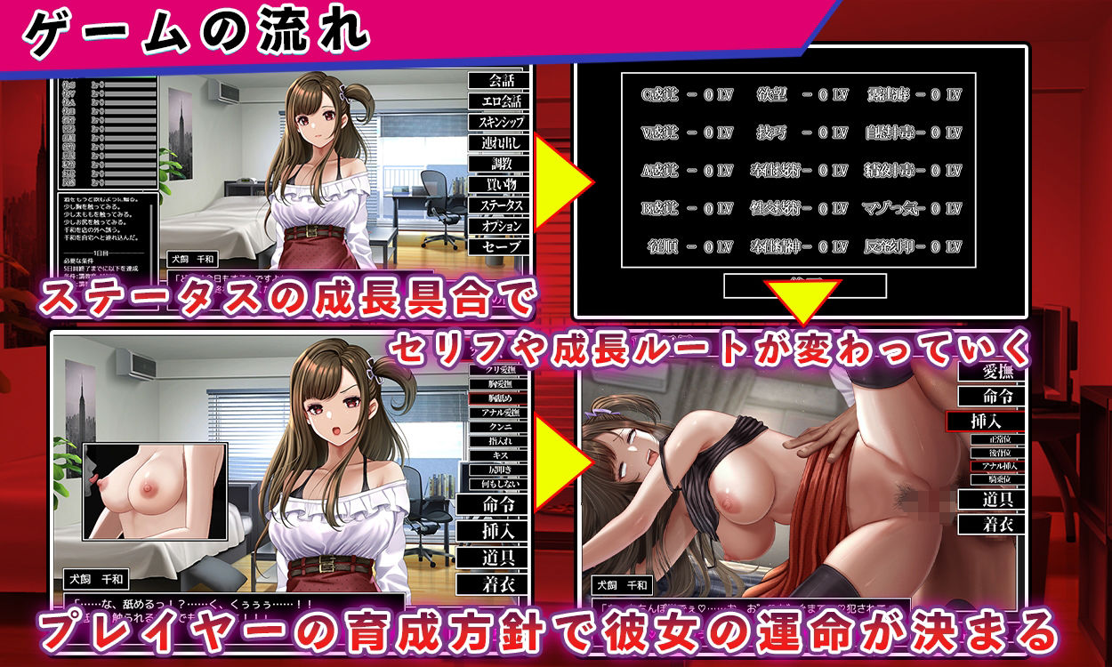 女子大生犬飼千和しつけ日誌 サンプル1ページ目